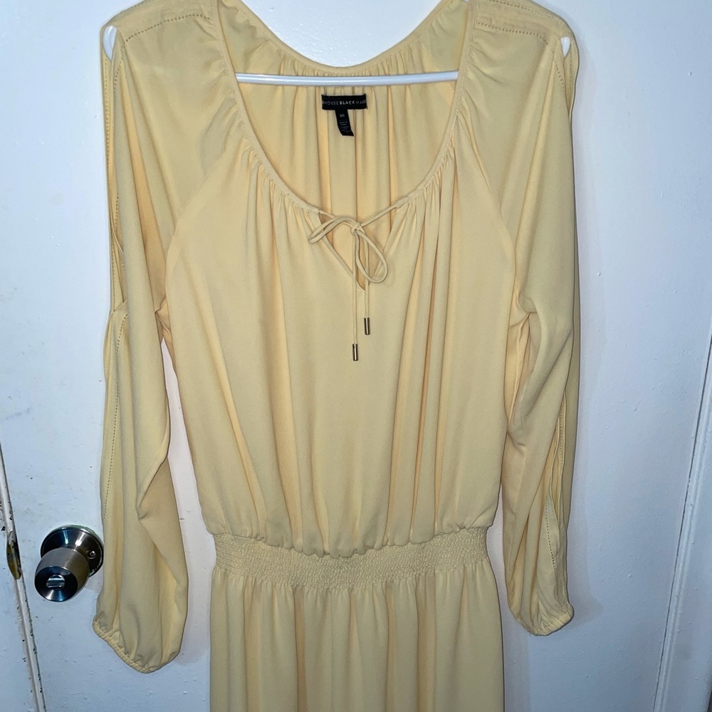 Yellow Cutout Dress